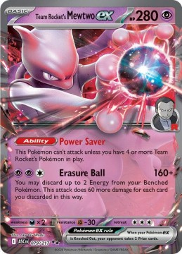 Team Rocket's Mewtwo EX #79 - Pokemon Ascended Heroes