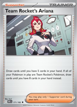 Team Rocket's Ariana #171 - Pokemon Destined Rivals