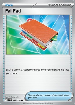 Pal Pad REVERSE HOLO #182 - Pokemon Scarlet & Violet