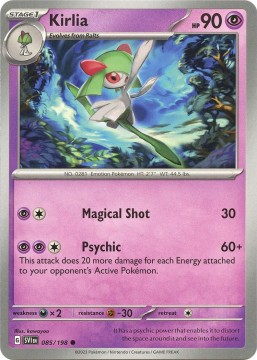 Kirlia REVERSE HOLO #85 - Pokemon Scarlet & Violet 
