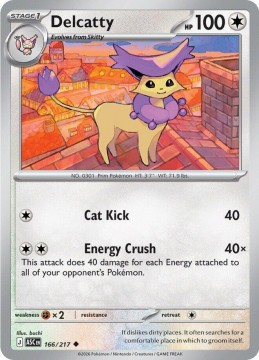 Delcatty ENERGY PATTERN #166 - Pokemon Ascended Heroes 