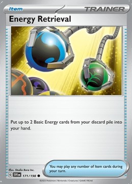 Energy Retrieval REVERSE HOLO #171 - Pokemon Scarlet & Violet