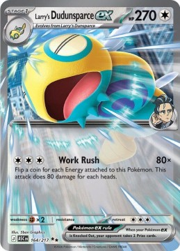 Larry's Dudunsparce EX #164 - Pokemon Ascended Heroes