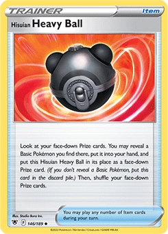 Hisuian Heavy Ball #146 - Pokemon Astral Radiance 
