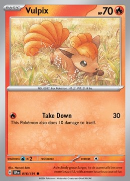 Vulpix #16 - Pokemon Surging Sparks