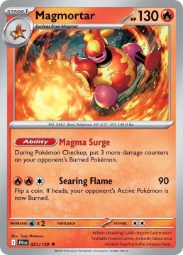 Magmortar HOLO #21 - Pokemon Journey Together