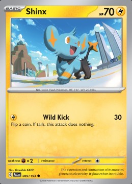 Shinx REVERSE HOLO #69 - Pokemon Paldea Evolved