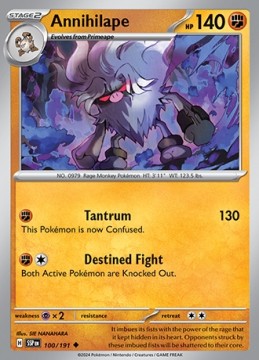 Annihilape #100 - Pokemon Surging Sparks