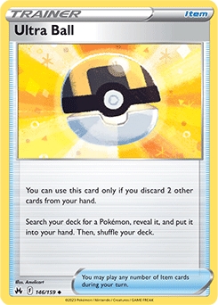 Ultra Ball REVERSE HOLO #146 - Pokemon Crown Zenith