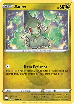 Axew #110 - Pokemon Brilliant Stars