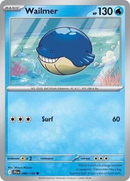 Wailmer REVERSE HOLO #40 - Pokemon Journey Together