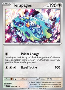 Terapagos HOLO #161 - Pokemon Surging Sparks