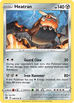 Heatran #100 - Pokemon Brilliant Stars