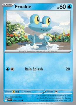 Froakie REVERSE HOLO #39 - Pokemon Stellar Crown