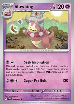 Slowking REVERSE HOLO #58 - Pokemon Stellar Crown