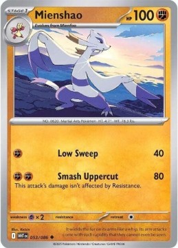 Mienshao POKEBALL HOLO #53 - Pokemon White Flare