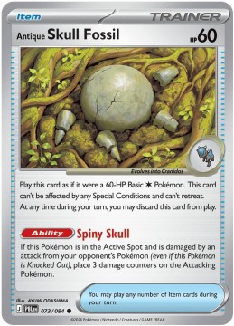 Antique Skull Fossil #73 - Pokemon Pitch Black