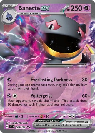 Banette EX #88 - Pokemon Scarlet & Violet 