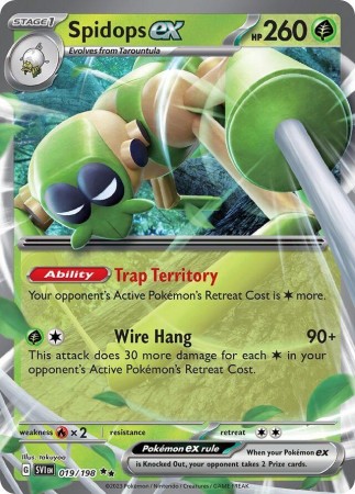 Spidops EX #19 - Pokemon Scarlet & Violet