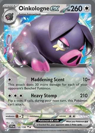 Oinkologne EX #158 - Pokemon Scarlet & Violet